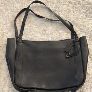 Coach Alana Leather Tote Bag, Black